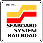 Seaboard System Logo 6x6 Tin Sign