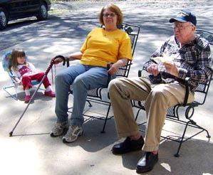 Granny, Dad, Makena