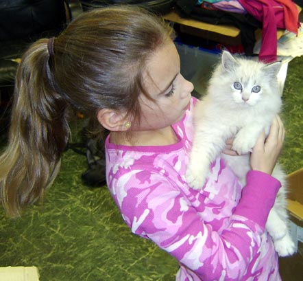 Makena and Cotton Ball