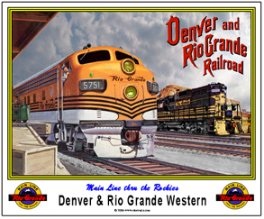 Mouse Pad Rio Grande Station Scene