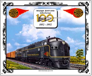 Western Maryland Railway Company Stock Certificate Railroad Blue 