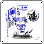 Pere F&PM Logo 6x6 Tin Sign