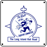 Long Island Blue Logo 6x6 Tin Sign