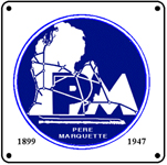 Pere Circle Logo 6x6 Tin Sign
