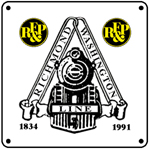RF&P Steam Logo 6x6 Tin Sign