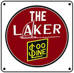 SOO Laker Logo 6x6 Tin Sign