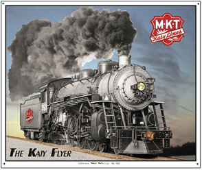 Tin Sign Katy Flyer Steamer