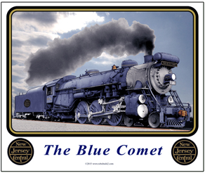 Mouse Pad Blue Comet