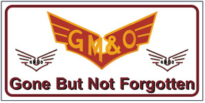 License Plate GM&O Logo