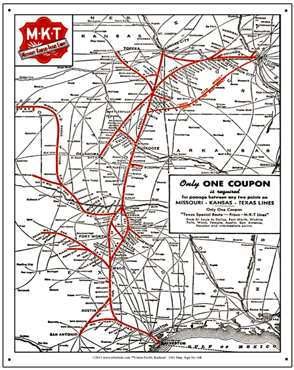 Katy System Map Sign