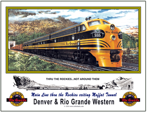 Mouse Pad Rio Grande F-diesel out of Moffat