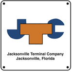 Jacksonville Terminal Logo 6x6 Tin Sign