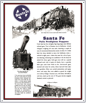  Tin Sign Santa Big Gun Movement