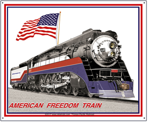 Tin Sign American Freedom Train 2