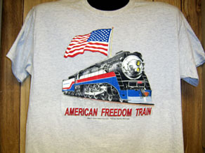  T-shirt American Freedom Train Ash Tee