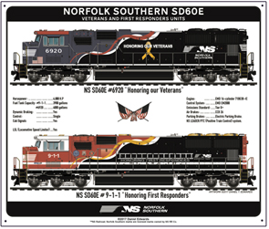 Tin Sign NS Military Salute Diesels