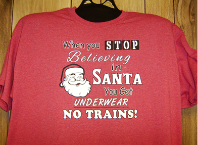  T-Shirt Santa Believe