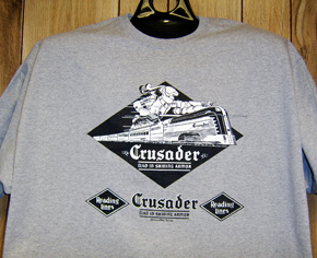  T-shirt Reading Crusader Logo