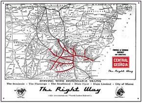 CofG system map sign