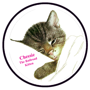 Chessie 8" round logo