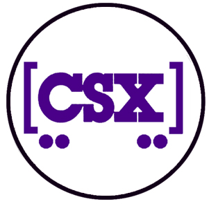 CSX 8" round logo