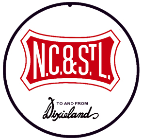 NC&StL 8" round logo