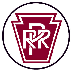 PRR 8 inch round logo