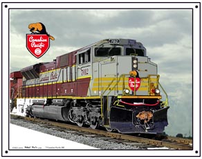 Tin Sign CPR Heritage Diesel