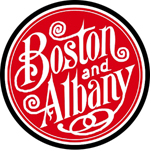 Boston & Albany 6 inch round logo