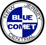 Blue Comet 6 inch round logo