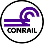 Conrail 6 inch round logo