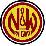 N&W 6 inch round logo