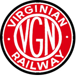 Virginian 6 inch round logo
