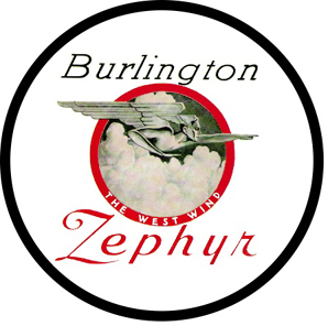 Zephyr 8 inch round logo