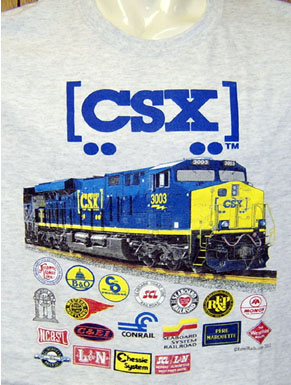  T-shirt CSX Heritage Logos