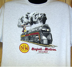  T-shirt N&W 4-8-4 Steam