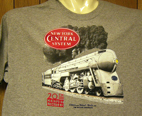   T-shirt NYC Hudson 4-6-4 steam