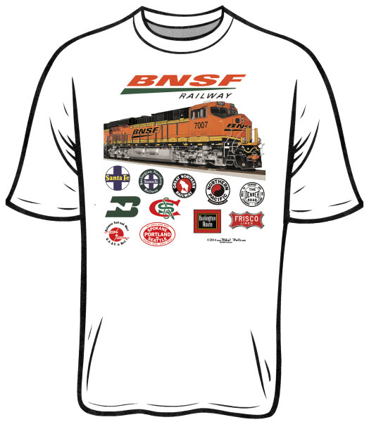   T-shirt BNSF new Design