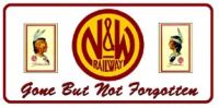 License Plate N&W Logos