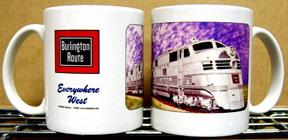 Coffee Mug CB&Q E-5