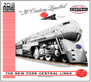 New York Central Twentieth Century Limited Authentic Railroad Sweatshirt 