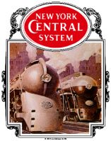 Tin Sign New York Central 20th Century