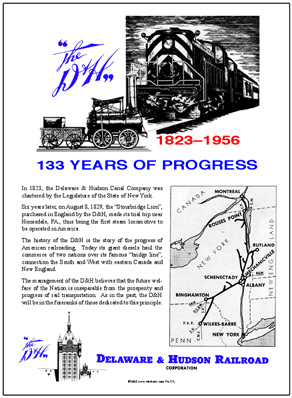 Tin Sign D&H 133 years