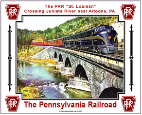 Tin Sign PRR Bridge