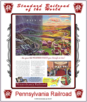 Tin Sign PRR Rail or Shine 26CC