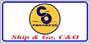 License Plate C&O Logo