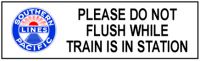Tin Sign SP Do Not Flush