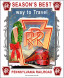 Tin Sign PRR Christmas Scene