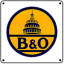 B&O Logo 6x6 Tin Sign