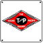 T&P Logo 6x6 Tin Sign